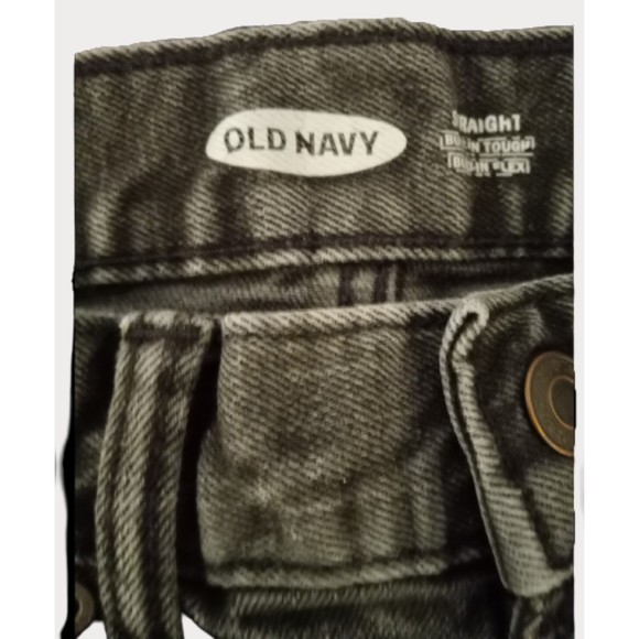 Old Navy Jeans: Vintage Old Navy Black Acid Washed Jeans - Classic '90s Style - Picture 2 of 5